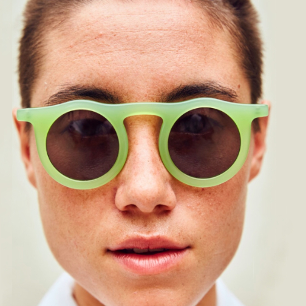 *RARE* Carla Colour Lind Sunglasses in Gangreen